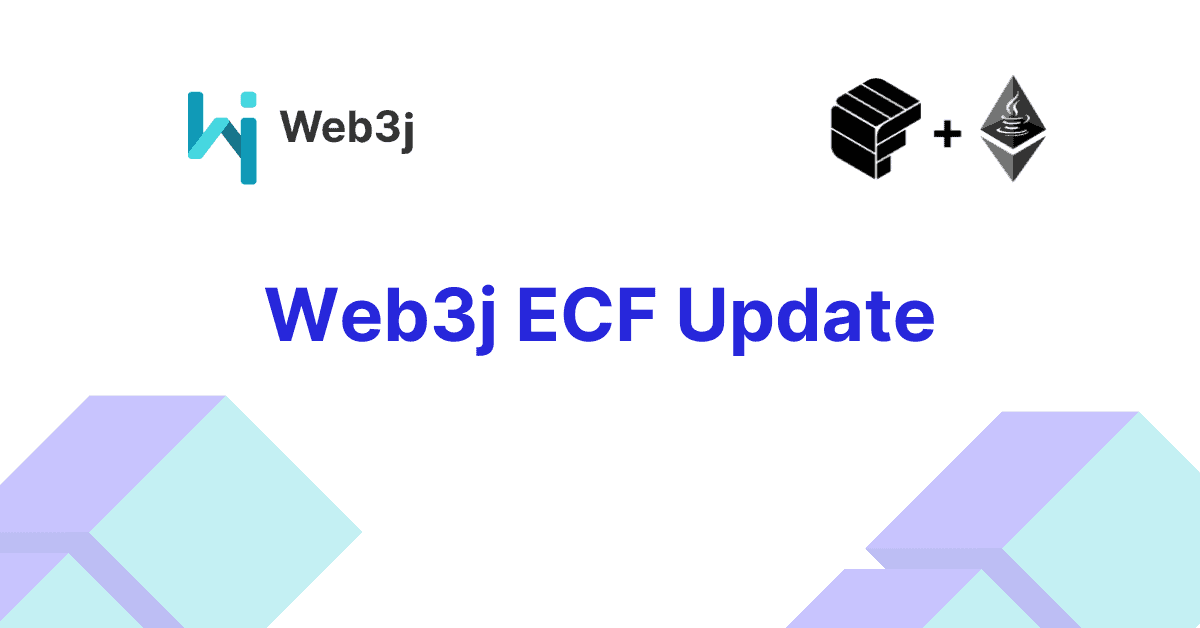 Web3j ECF update