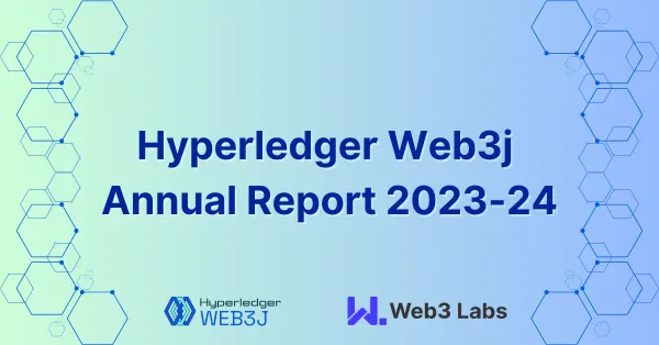 Hyperledger Web3j Annual Report 2023-24