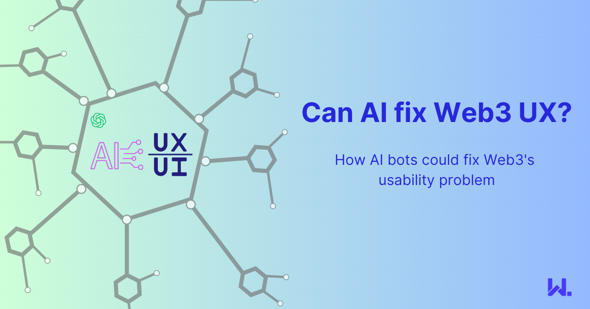 Can AI fix Web3 UX?