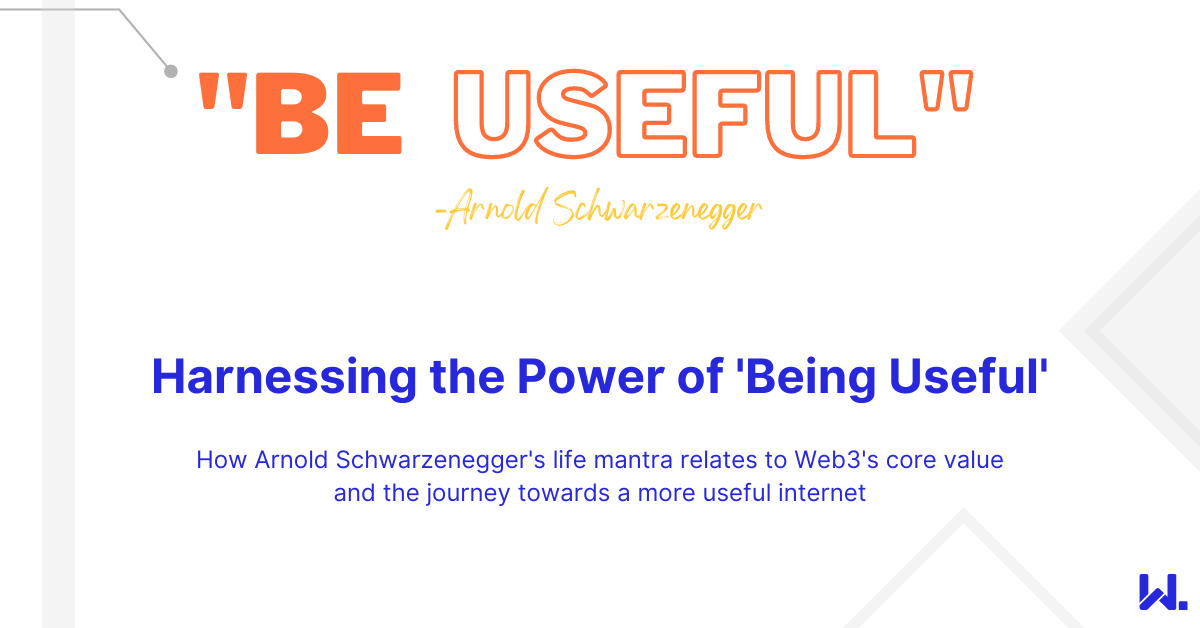 Harnessing the Power of 'Being Useful'