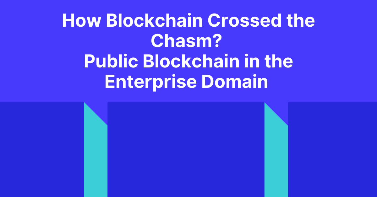 Has Blockchain Crossed the Chasm? Public Blockchain in the Enterprise Domain