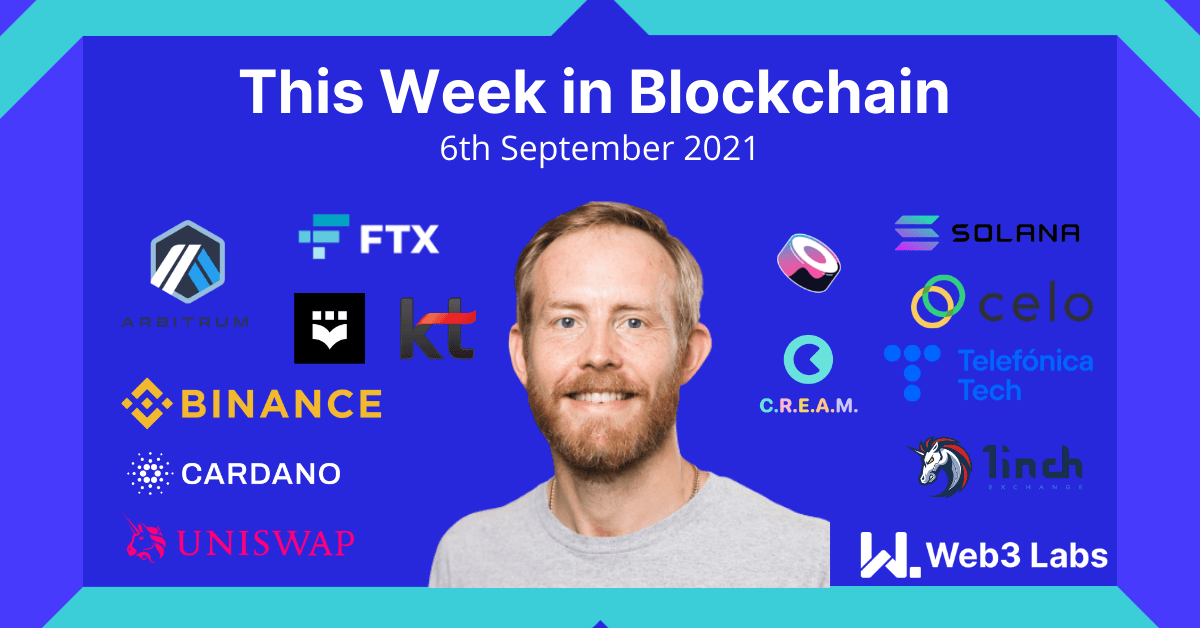 This Week in Blockchain #30 - 6th September 2021 - Podcast + Vlog