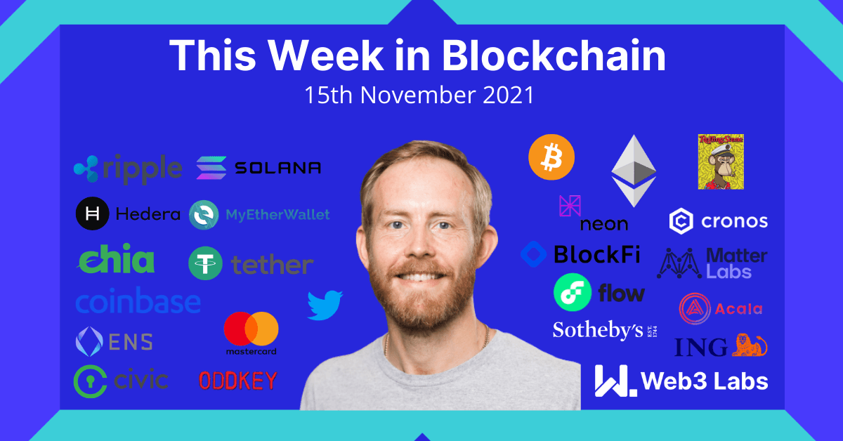This Week in Blockchain - 15th November 2021 - Podcast + Vlog