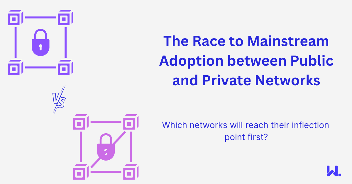 The Race to Mainstream Adoption between Public and Private Networks