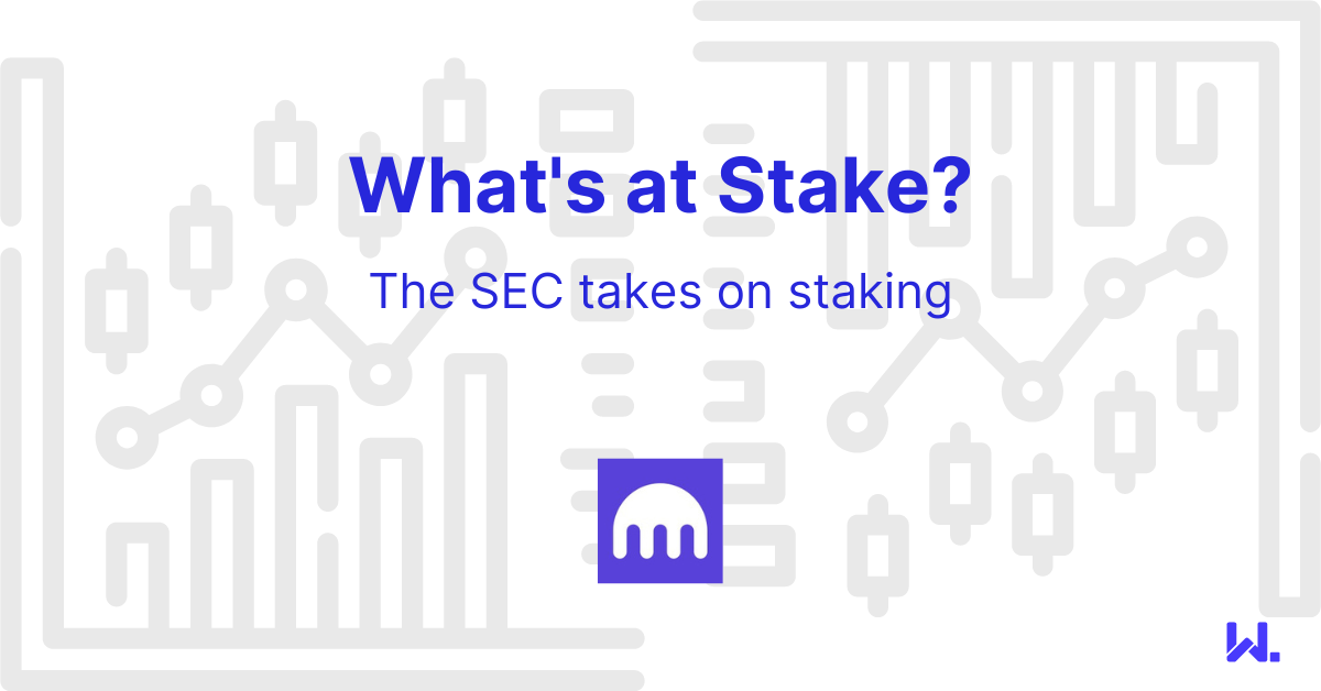 The SEC takes on Kraken Staking Operations